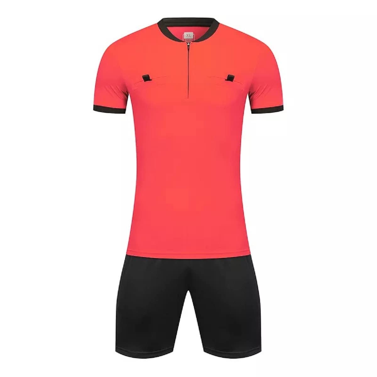 Men's Soccer Referee Jersey Short Sleeve Referee Shirts & Shorts