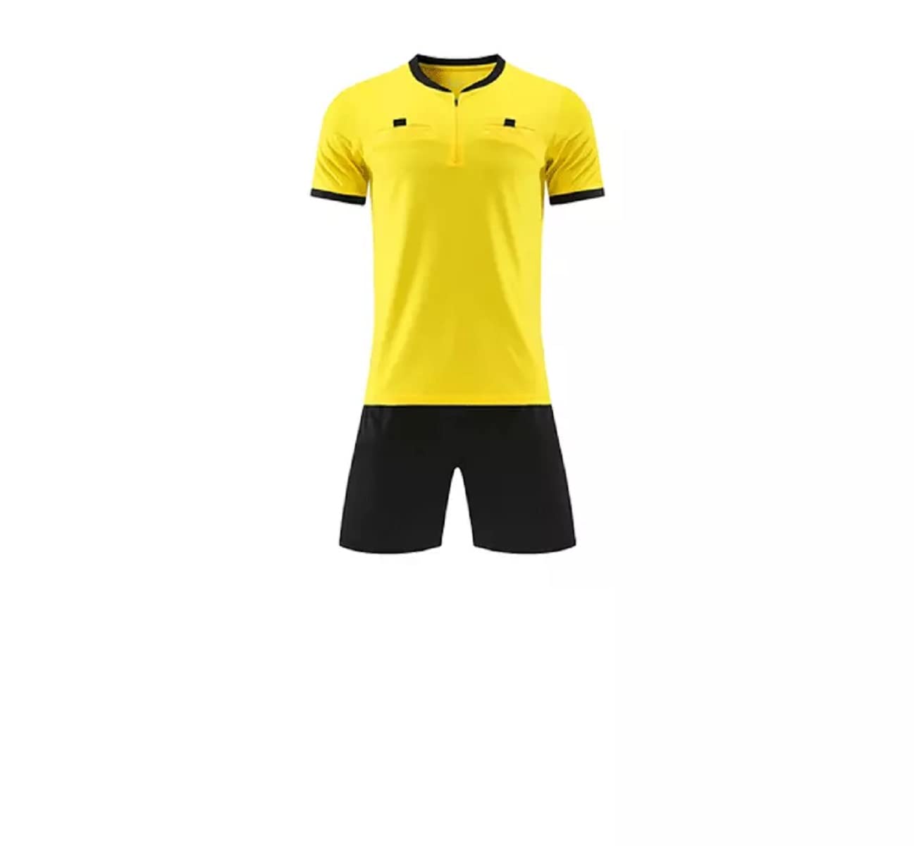 Men's Soccer Referee Jersey Short Sleeve Referee Shirts & Shorts