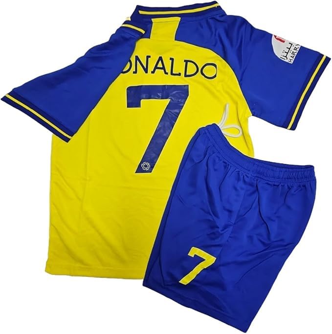 1 Stop Soccer Ronaldo CR7 Jersey Adult Uniform AL NASSR Fc Saudi Arabia
