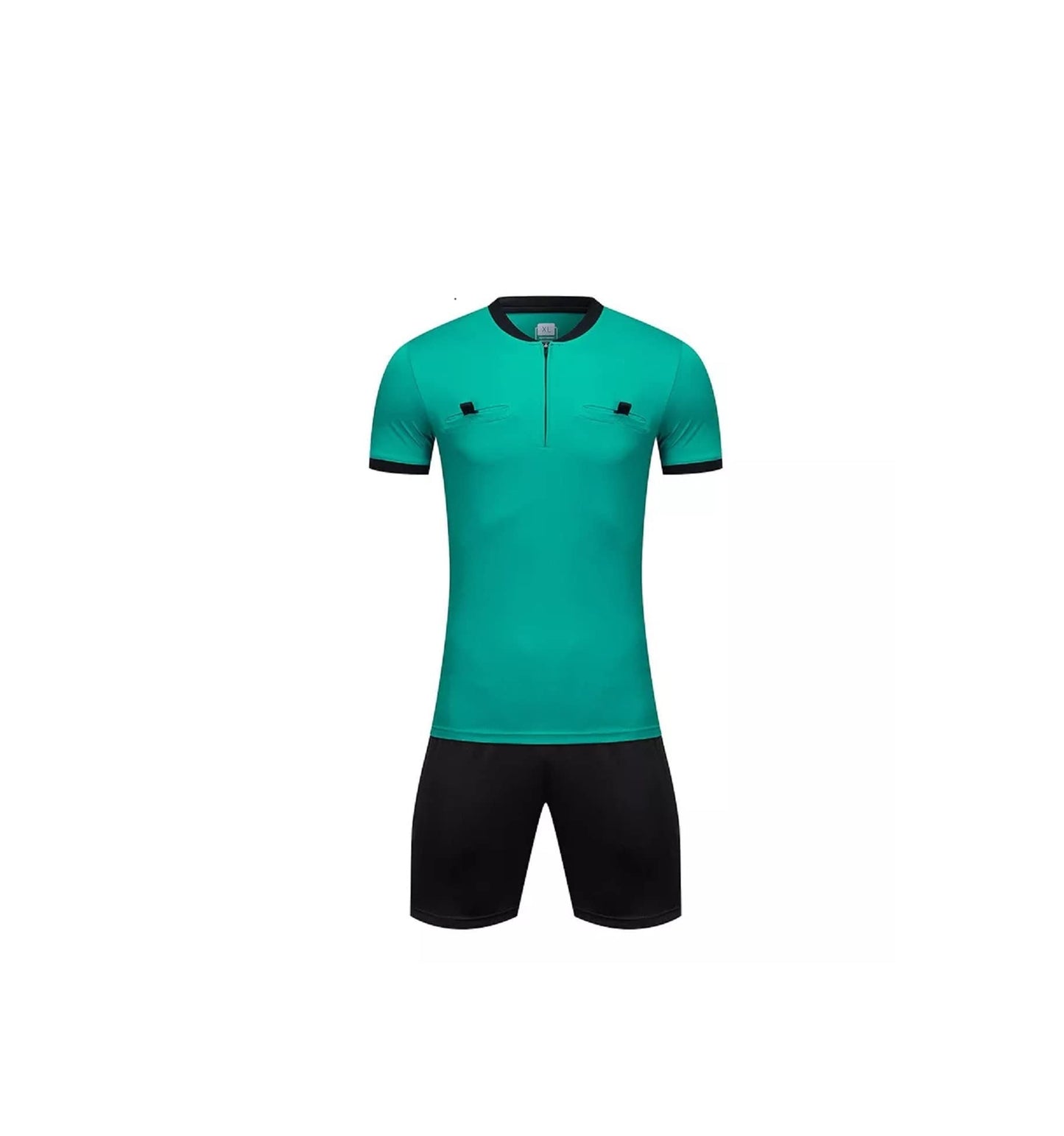Men's Soccer Referee Jersey Short Sleeve Referee Shirts & Shorts