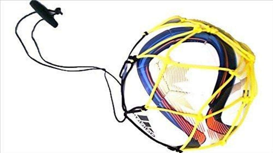 2 Soccer Ball Bungee Elastic Training Juggling Net