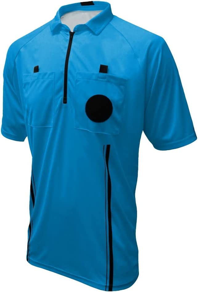 9 Pcs Football Soccer Referee Package Kit Men Referee Costume Ref Shirt Linesman Flags, Referee Whistle Soccer Referee Cards Sport Soccer Accessory for Adult Teenager