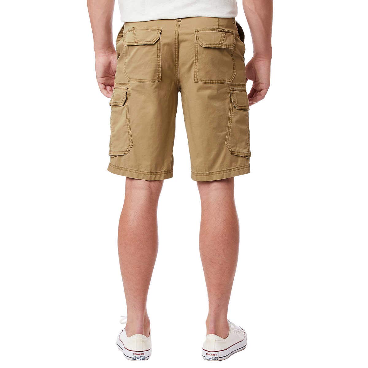 UNIONBAY Mens Lightweight Cargo Shorts with Comfort Stretch (42, Grain 2020)