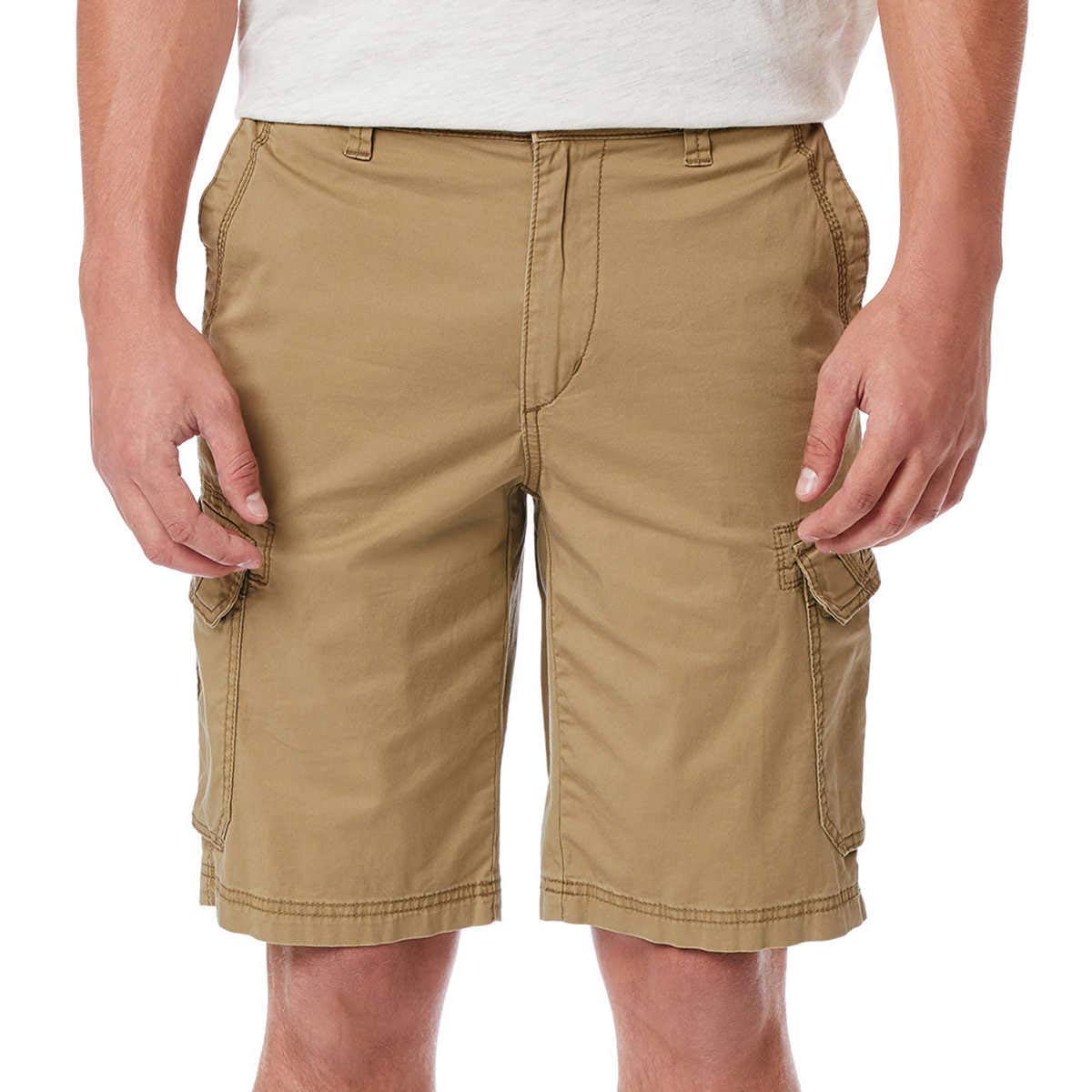 UNIONBAY Mens Lightweight Cargo Shorts with Comfort Stretch (42, Grain 2020)