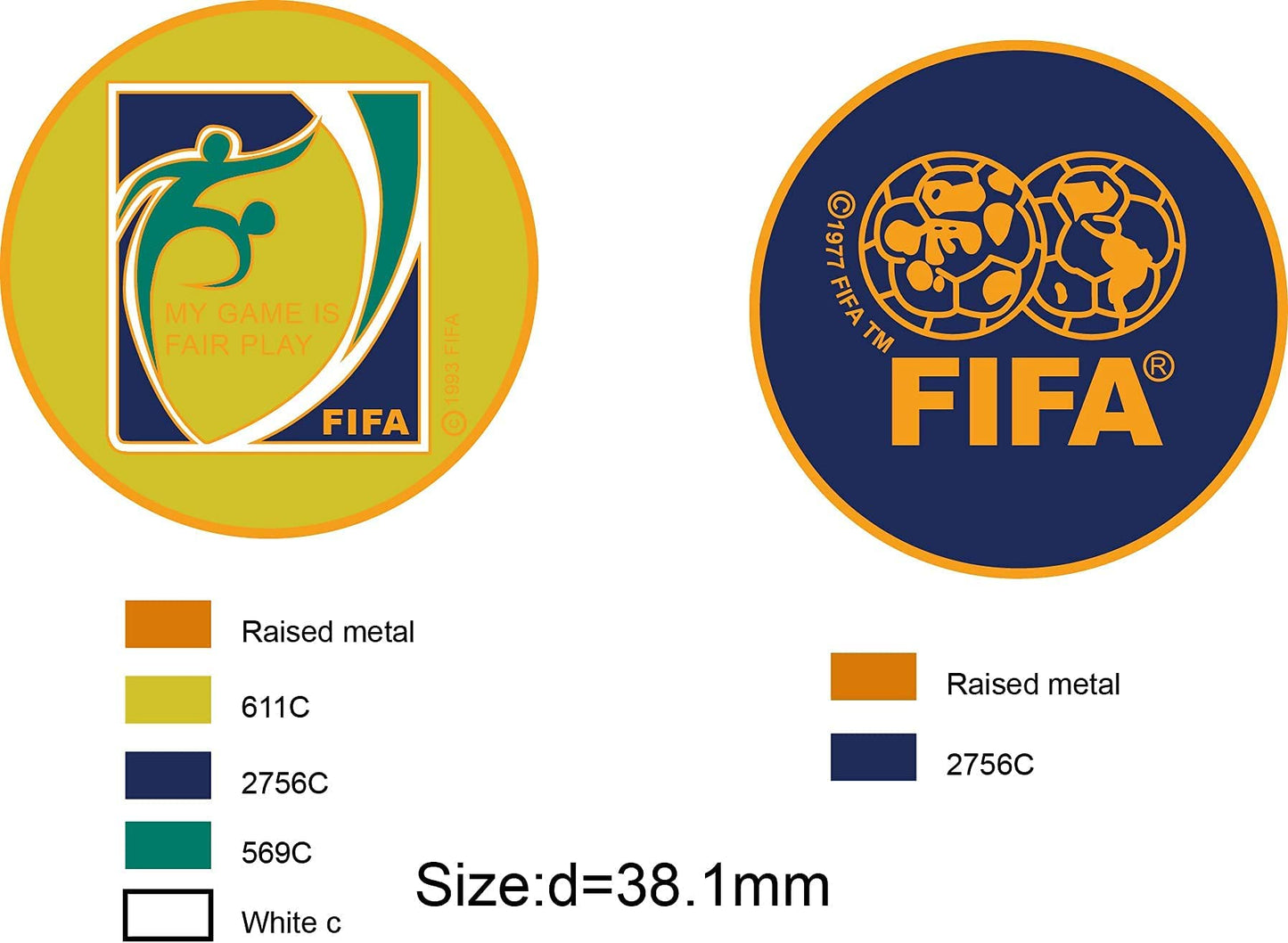 Soccer Referee Red Card Football Yellow Card with FIFA Flipping Coin & Ref Pad (25 Sheets)