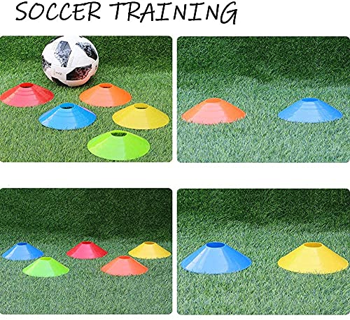 1 Stop Soccer Saucer Field Mini Cone Set of 48 Agility DISC Cone 5"