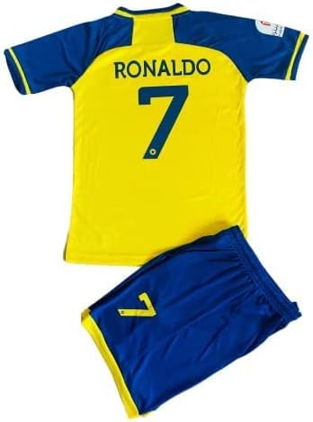 1 Stop Soccer Ronaldo CR7 Jersey Adult Uniform AL NASSR Fc Saudi Arabia Adult