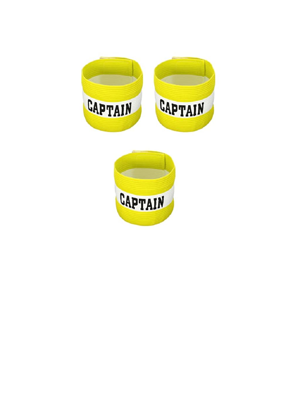 Soccer Team Captain's Arm Band 3 Pack Adult Size A