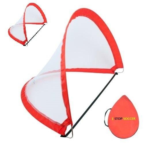 Set Portable Training Soccer Goal 2 Goals & Bag 4 Foot