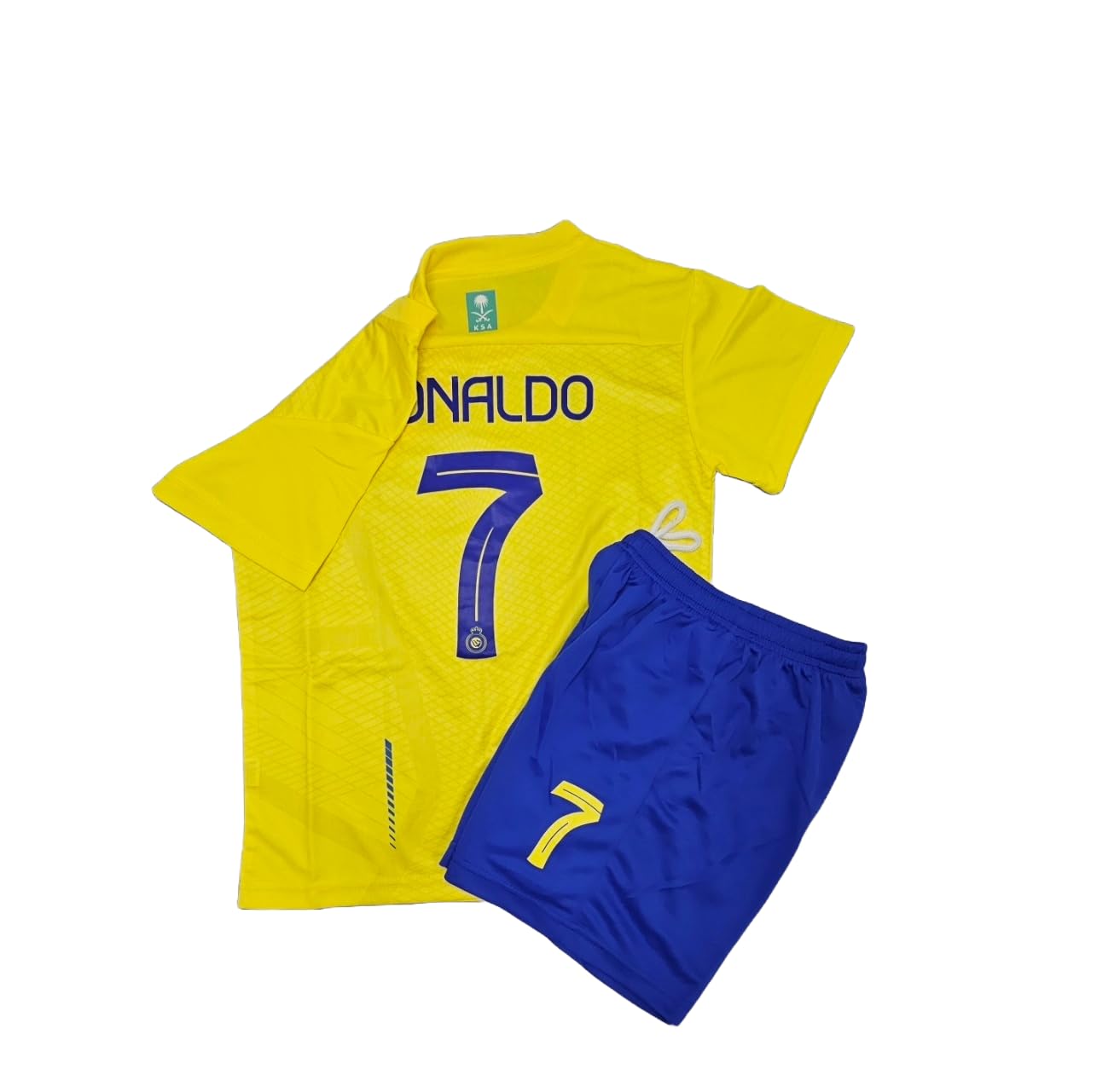 1 Stop Soccer Ronaldo CR7 Jersey Kids Uniform AL NASSR Fc Saudi Arabia New 2024