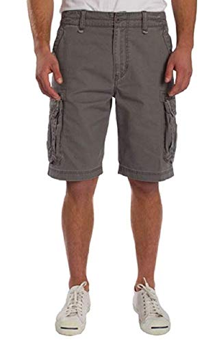 UNIONBAY Montego Cargo Shorts for Men Assorted Colors and Sizes - Comfort Stretch (Grey Goose, 42)