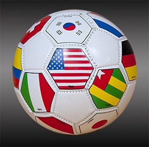 International Country Flags Soccer Ball Free Net Size 2
