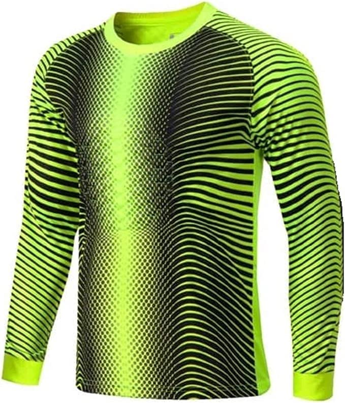 : KAMAJSIO Elbow Padded Youth Soccer Goalie Jersey, Long Sleeve Soccer  Goalkeeper Jersey