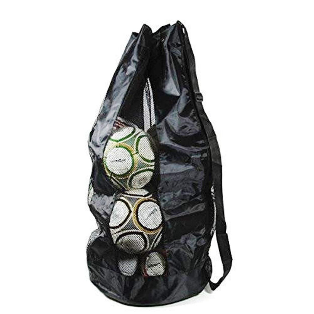 1 Stop Soccer Extra Large Heavy Duty Mesh Bag. Best for Soccer Ball, Water  Sports, Beach Cloth, Swimming Gears. Adjustable Shoulder Strap Made to Fit 