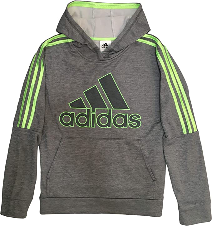 Adidas Boy's Active Sport Athletic Pullover Hooded Sweatshirt